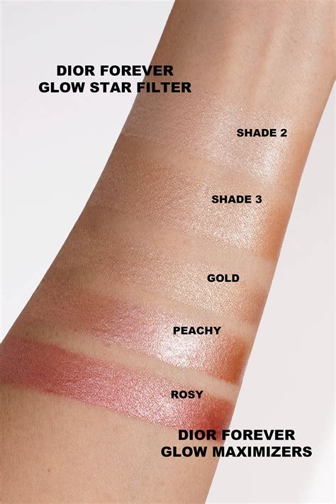 dior star glow filter|dior forever glow maximizer swatches.